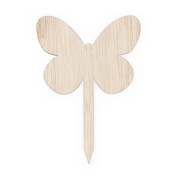 Craft Wood Butterfly Stakes