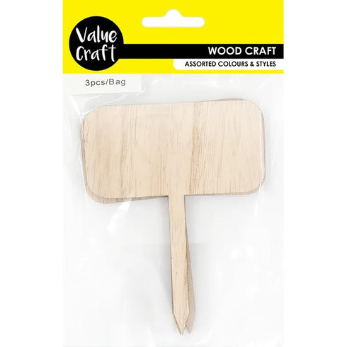 Craft Wood Rectangular Stakes