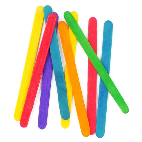 Wooden Craft Sticks - 1000pcs (available in 2 colours)