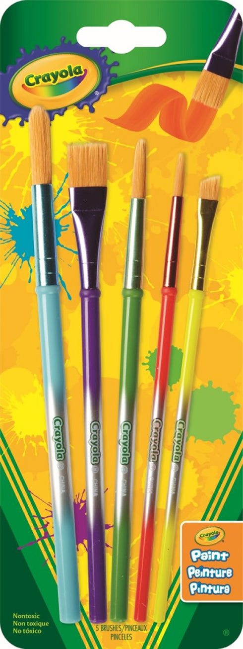 5pcs Crayola Paint Brush Set