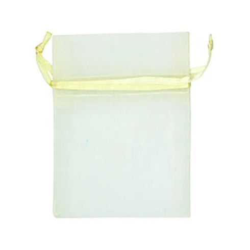 Cream Colour Mini Organza Gift Bags