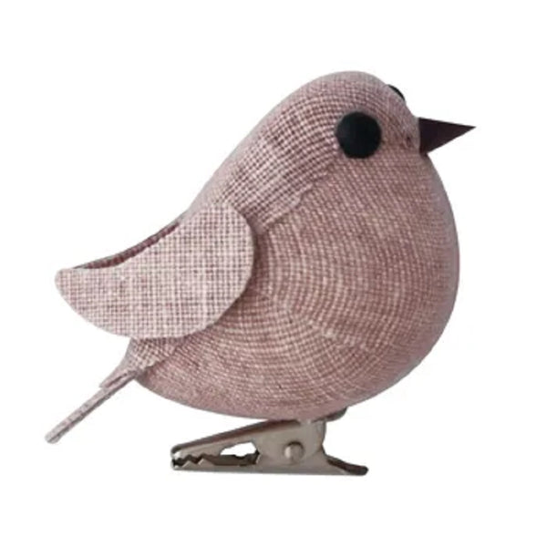 Critters Fabric Bird with Clip (available in 3 colours)