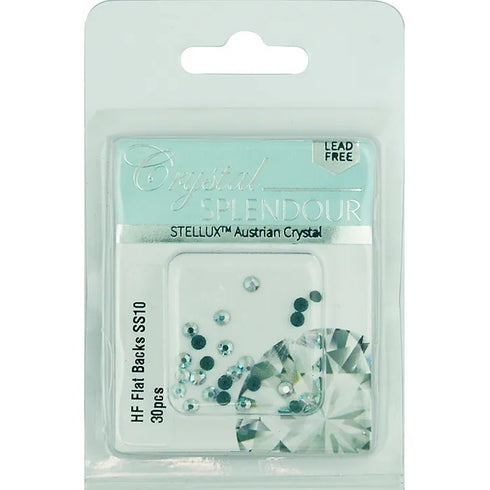 Crystal AB Colour Stellux HF Flat Back Crystal (available in 5 sizes)