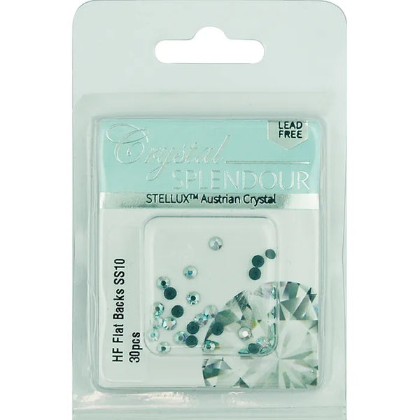 Crystal AB Colour Stellux HF Flat Back Crystal (available in 5 sizes)