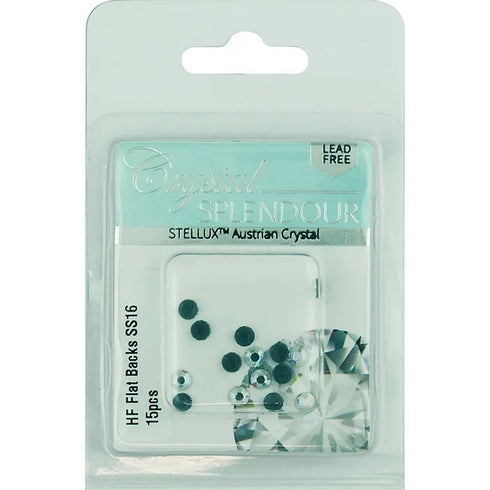 Crystal AB Colour Stellux HF Flat Back Crystal (available in 5 sizes)