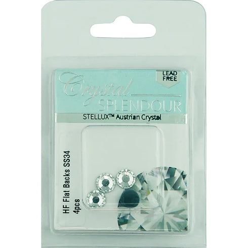 Crystal AB Colour Stellux HF Flat Back Crystal (available in 5 sizes)