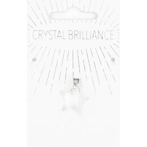 Star Shape Clear Crystal Pendant