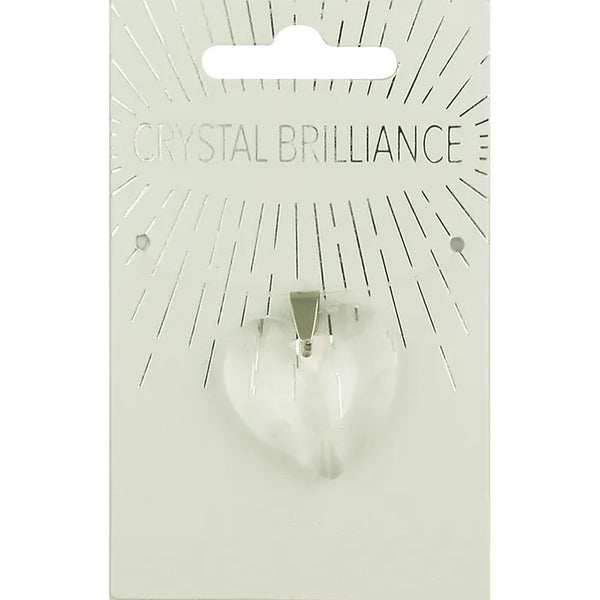 Crystal Colour Heart Shape Crystal Pendant