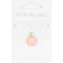 Pink Colour Shell Shape Crystal Pendant