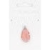Pink Colour Teardrop Shape Crystal Pendant