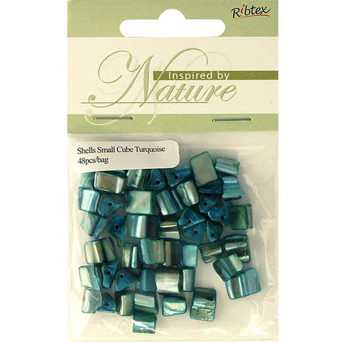 Cube Shell Beads (available in 3 colours)