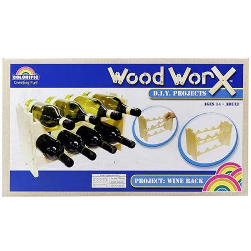 DIY Adult Wood Worx Wine Rack