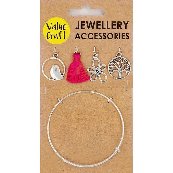 DIY Charm Bracelet Kit (available in 2 colours)
