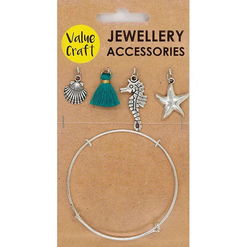 DIY Charm Bracelet Kit (available in 2 colours)