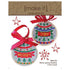 DIY Cross Stitch Christmas Baubles Kit