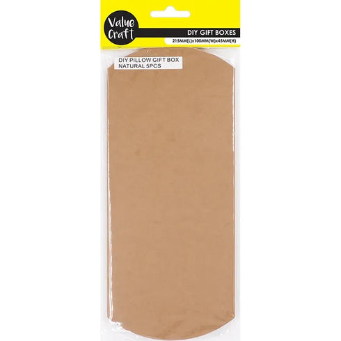 DIY Natural Pillow Gift Boxes
