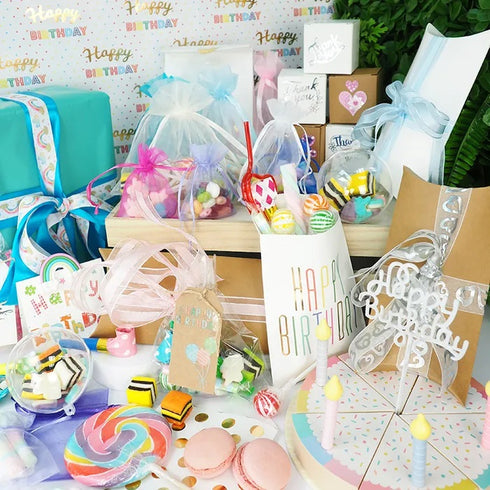 DIY White Square Gift Boxes