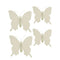 DIY Plastic White Butterflies