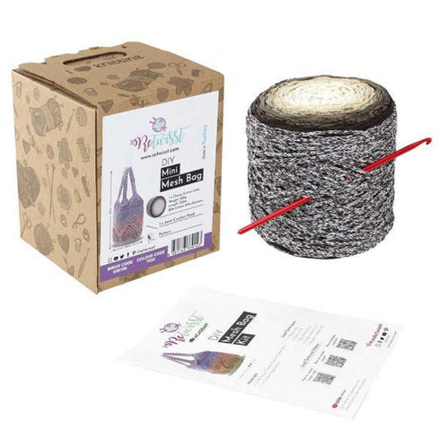 DIY Retwisst Mini Mesh Bag Knitting Kit (available in 5 varieties)