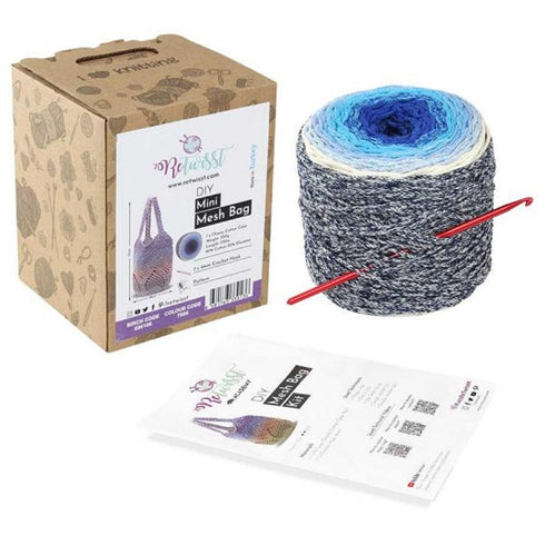 DIY Retwisst Mini Mesh Bag Knitting Kit (available in 5 varieties)
