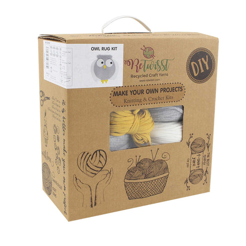 DIY Retwisst Owl Rug Knitting Kit