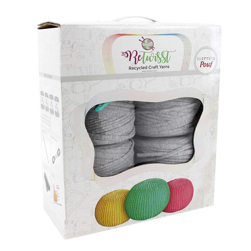 DIY Retwisst Pouf Knitting Kit