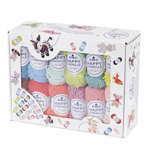 DMC 25 Happy Colours Chenille Yarn Set