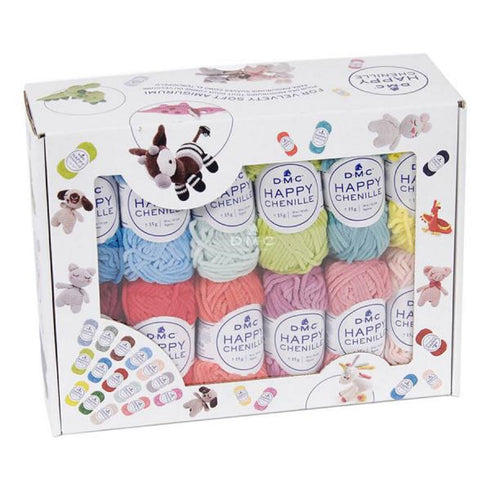 DMC 25 Happy Colours Chenille Yarn Set