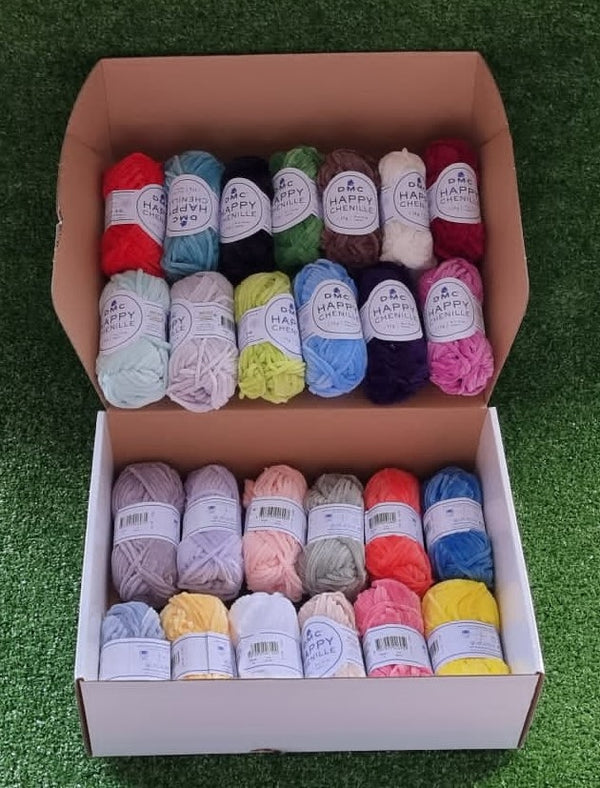DMC 25 Happy Colours Chenille Yarn Set