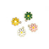 Assorted Colours Daisy Charms Set