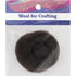 Dark Brown Colour Combed Wool