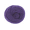 Dark Purple Colour Combed Wool