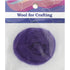 Dark Purple Colour Combed Wool
