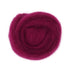 Dark Red Colour Combed Wool