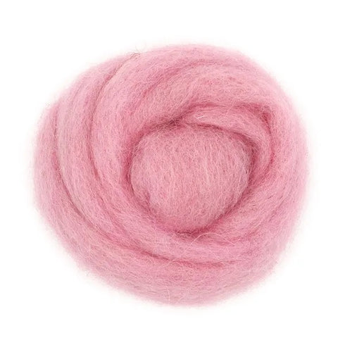 Dusty Rose Colour Combed Wool
