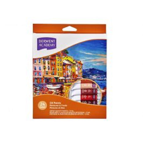 Derwent Academy Oil Colour Paint Tubes | Artist Paints | Acrylic Paints | Oil Paint Supplies | AussieSuperStore