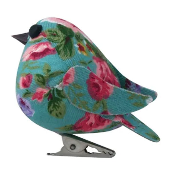 Designed Critters Fabric Bird with Clip