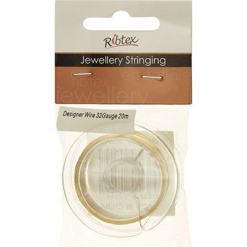 32 Gauge Metal Alloy Designer Beading Wire (available in 4 colours)