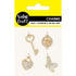 Assorted Love Designs Diamante Charms Set