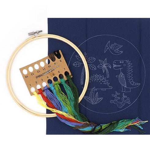 Dinosaur Friends Embroidery DIY Kit