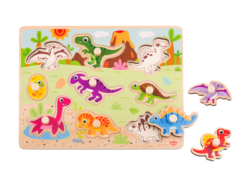 Dinosaur Peg Puzzle Board
