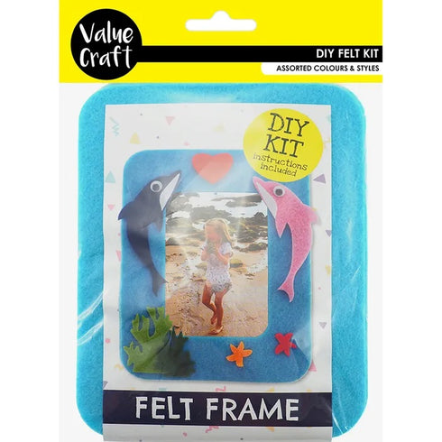 Dolphin Photo Frame DIY Felt Craft Kit