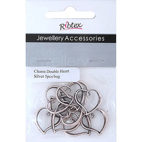 Double Heart Charms