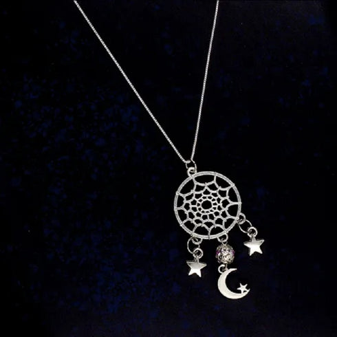 Dreamcatcher Shape with Moon Charm