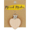 Heart Shape Beechwood Dummy Clip