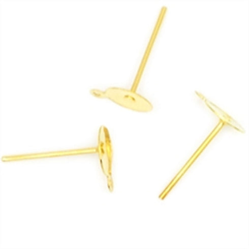 Earring Post With Hole (available in 2 colours)