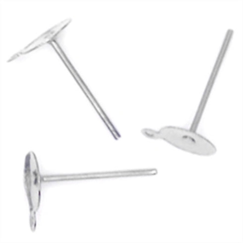 Earring Post With Hole (available in 2 colours)
