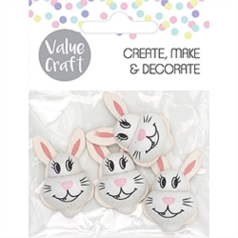 Wooden Easter Bunny Face