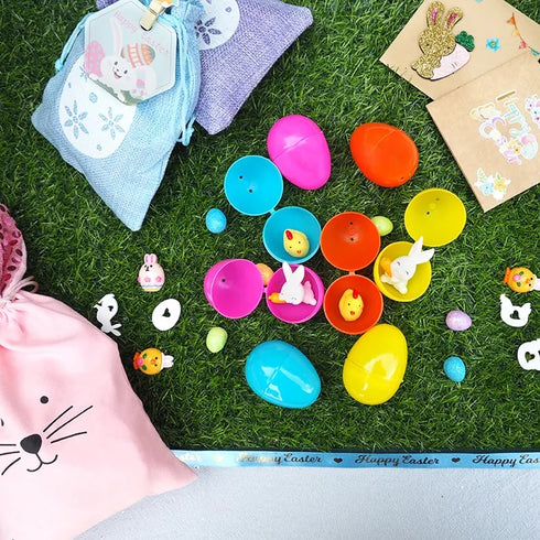 Bunny with Carrot Shape Resin Easter Decoration