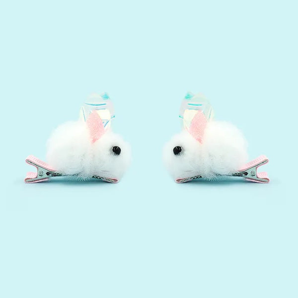 Easter Bunny Tulle Hairclips